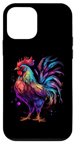 Hülle für iPhone 12 mini Huhn Tie Dye Hippie Geflügel Bauernhof Vintage Grafik von Funny Graphic Tees For Women and Men