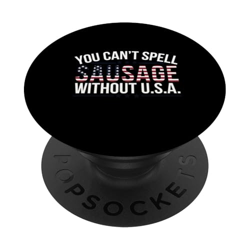 Würstchen USA Lustiges Grillen Geschenk Männer Frauen Jungen Mädchen PopSockets Klebender PopGrip Würstchen USA Lustiges Grillen Geschenk Männer Frauen Jungen Mädchen PopSockets Klebender PopGrip von Funny Graphic Tees For Women and Men