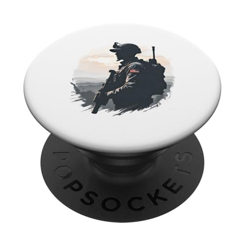 Armee-Veteranen, Militär, patriotische amerikanische Flagge, Soldat Geschenk PopSockets Klebender PopGrip Armee-Veteranen, Militär, patriotische amerikanische Flagge, Soldat Geschenk PopSockets Klebender PopGrip von Funny Graphic Tees Women Men Kids