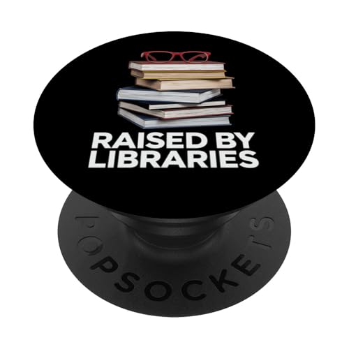 Bücherleser Nette Designbuchliebhaber PopSockets Klebender PopGrip Bücherleser Nette Designbuchliebhaber PopSockets Klebender PopGrip von Funny Graphic Tees Women Men Kids