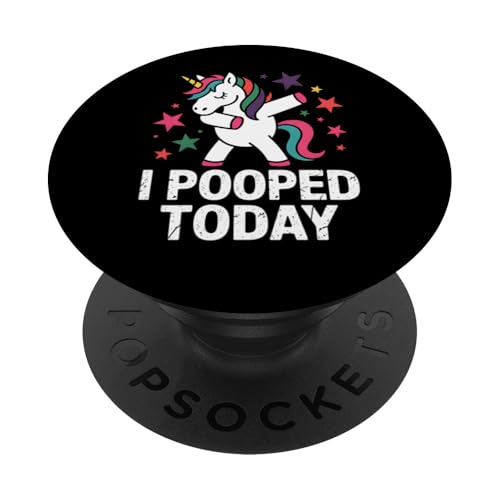 Einhorn Dabbing Funny Pooped Today Regenbogen Sterne Geschenk PopSockets Klebender PopGrip Einhorn Dabbing Funny Pooped Today Regenbogen Sterne Geschenk PopSockets Klebender PopGrip von Funny Graphic Tees Women Men Kids