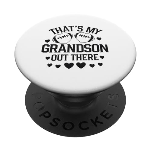 Geschenk für Enkelsohn Fußballspieler Liebhaber Oma PopSockets Klebender PopGrip Geschenk für Enkelsohn Fußballspieler Liebhaber Oma PopSockets Klebender PopGrip von Funny Graphic Tees Women Men Kids