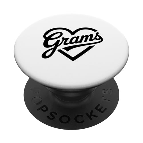 Grams Süßes Herz Muttertagsgeschenk Großmutter Oma PopSockets Klebender PopGrip Grams Süßes Herz Muttertagsgeschenk Großmutter Oma PopSockets Klebender PopGrip von Funny Graphic Tees Women Men Kids