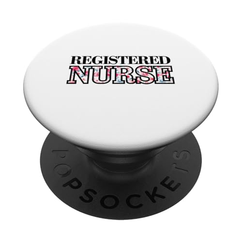 Krankenschwester, Blumengeschenk, Krankenschwester, Praktikerin, RN PopSockets Klebender PopGrip Krankenschwester, Blumengeschenk, Krankenschwester, Praktikerin, RN PopSockets Klebender PopGrip von Funny Graphic Tees Women Men Kids