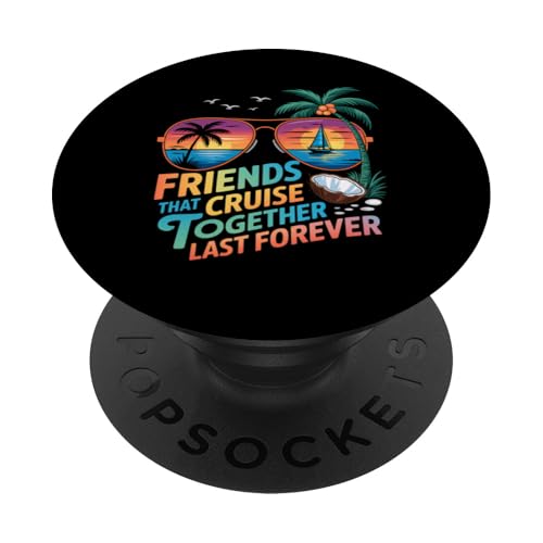 Kreuzfahrtfreunde zusammen — Forever Vacation Matching PopSockets Klebender PopGrip Kreuzfahrtfreunde zusammen — Forever Vacation Matching PopSockets Klebender PopGrip von Funny Graphic Tees Women Men Kids