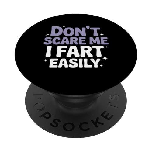 Lustiges Grafik-T-Shirt, das nicht erschreckt, Furz leicht PopSockets Klebender PopGrip Lustiges Grafik-T-Shirt, das nicht erschreckt, Furz leicht PopSockets Klebender PopGrip von Funny Graphic Tees Women Men Kids