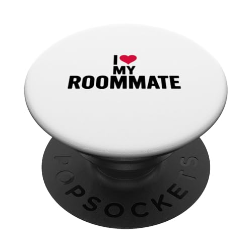 Mitbewohner Geschenk Love My Roommate College Dorm Matching PopSockets Klebender PopGrip Mitbewohner Geschenk Love My Roommate College Dorm Matching PopSockets Klebender PopGrip von Funny Graphic Tees Women Men Kids