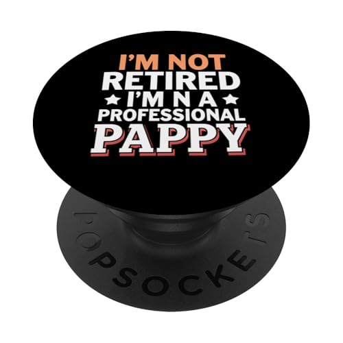 Professionelles Geschenk zum Ruhestand, lustiger Opa PopSockets Klebender PopGrip Professionelles Geschenk zum Ruhestand, lustiger Opa PopSockets Klebender PopGrip von Funny Graphic Tees Women Men Kids
