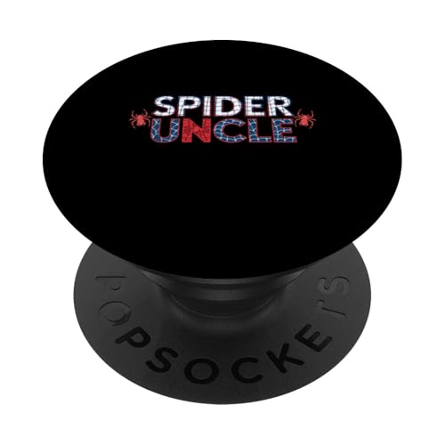 Spinne Onkel Halloween Kostüm Party Trick PopSockets Klebender PopGrip von Funny Graphic Tees Women Men Kids