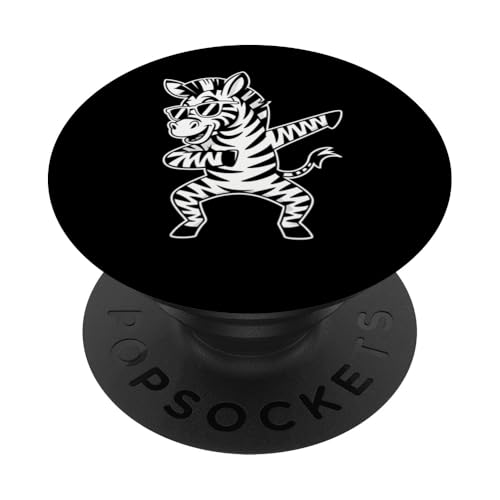 Zebra Dabbing Zoo Tierliebhaber Lustiges Tupfen Geschenk PopSockets Klebender PopGrip Zebra Dabbing Zoo Tierliebhaber Lustiges Tupfen Geschenk PopSockets Klebender PopGrip von Funny Graphic Tees Women Men Kids