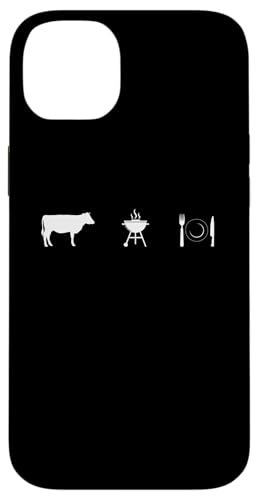 Farm to BBQ Grill to Kitchen Teller – Lustiges Grillen Hülle für iPhone 14 Plus Farm to BBQ Grill to Kitchen Teller – Lustiges Grillen Hülle für iPhone 14 Plus von Funny Grill Apparel for Smoking Meat