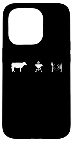 Farm to BBQ Grill to Kitchen Teller – Lustiges Grillen Hülle für iPhone 15 Pro Farm to BBQ Grill to Kitchen Teller – Lustiges Grillen Hülle für iPhone 15 Pro von Funny Grill Apparel for Smoking Meat