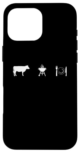 Farm to BBQ Grill to Kitchen Teller – Lustiges Grillen Hülle für iPhone 16 Pro Max Farm to BBQ Grill to Kitchen Teller – Lustiges Grillen Hülle für iPhone 16 Pro Max von Funny Grill Apparel for Smoking Meat