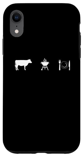 Farm to BBQ Grill to Kitchen Teller – Lustiges Grillen Hülle für iPhone XR Farm to BBQ Grill to Kitchen Teller – Lustiges Grillen Hülle für iPhone XR von Funny Grill Apparel for Smoking Meat