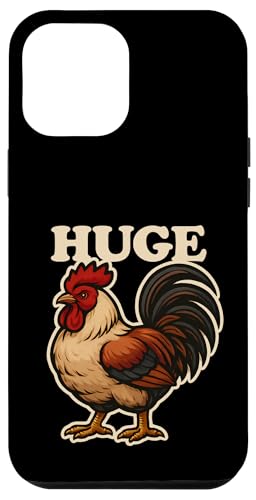 Huge Cock Crass Adult Humor Huhn Tier Sarkasmus Hülle für iPhone 12 Pro Max von Funny Huge Cock Rooster
