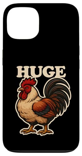 Huge Cock Crass Adult Humor Huhn Tier Sarkasmus Hülle für iPhone 13 von Funny Huge Cock Rooster
