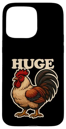 Huge Cock Crass Adult Humor Huhn Tier Sarkasmus Hülle für iPhone 15 Pro Max von Funny Huge Cock Rooster