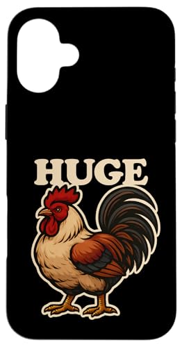 Huge Cock Crass Adult Humor Huhn Tier Sarkasmus Hülle für iPhone 16 Plus Huge Cock Crass Adult Humor Huhn Tier Sarkasmus Hülle für iPhone 16 Plus von Funny Huge Cock Rooster