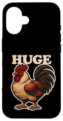 Huge Cock Crass Adult Humor Huhn Tier Sarkasmus Hülle für iPhone 16 Huge Cock Crass Adult Humor Huhn Tier Sarkasmus Hülle für iPhone 16 von Funny Huge Cock Rooster