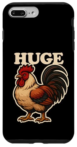 Huge Cock Crass Adult Humor Huhn Tier Sarkasmus Hülle für iPhone 7 Plus/8 Plus von Funny Huge Cock Rooster