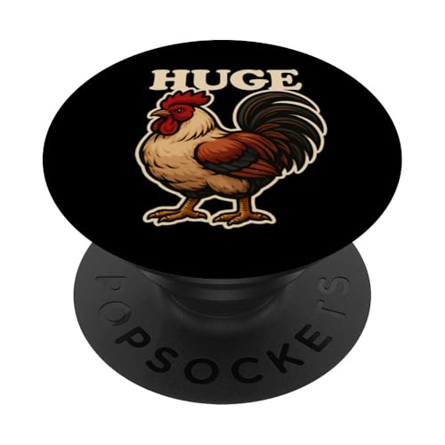Huge Cock Crass Adult Humor Huhn Tier Sarkasmus PopSockets Klebender PopGrip Huge Cock Crass Adult Humor Huhn Tier Sarkasmus PopSockets Klebender PopGrip von Funny Huge Cock Rooster