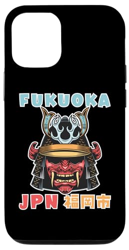Fukuoka Japan City Samurai Maske Hülle für iPhone 12/12 Pro von Funny Japan Gifts