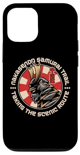 Nakasendo Samurai Trail, Japanischer Krieger, Wanderer aus der Edo-Zeit Hülle für iPhone 12/12 Pro Nakasendo Samurai Trail, Japanischer Krieger, Wanderer aus der Edo-Zeit Hülle für iPhone 12/12 Pro von Funny Japan Gifts