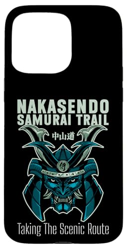 Nakasendo Samurai Trail, Japanischer Krieger, Wanderer aus der Edo-Zeit Hülle für iPhone 15 Pro Max Nakasendo Samurai Trail, Japanischer Krieger, Wanderer aus der Edo-Zeit Hülle für iPhone 15 Pro Max von Funny Japan Gifts