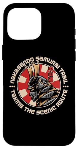 Nakasendo Samurai Trail, Japanischer Krieger, Wanderer aus der Edo-Zeit Hülle für iPhone 16 Pro Max Nakasendo Samurai Trail, Japanischer Krieger, Wanderer aus der Edo-Zeit Hülle für iPhone 16 Pro Max von Funny Japan Gifts