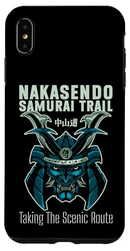 Nakasendo Samurai Trail, Japanischer Krieger, Wanderer aus der Edo-Zeit Hülle für iPhone XS Max Nakasendo Samurai Trail, Japanischer Krieger, Wanderer aus der Edo-Zeit Hülle für iPhone XS Max von Funny Japan Gifts