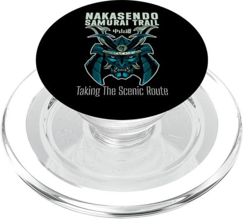 Nakasendo Samurai Trail, Japanischer Krieger, Wanderer aus der Edo-Zeit PopSockets PopGrip für MagSafe Nakasendo Samurai Trail, Japanischer Krieger, Wanderer aus der Edo-Zeit PopSockets PopGrip für MagSafe von Funny Japan Gifts