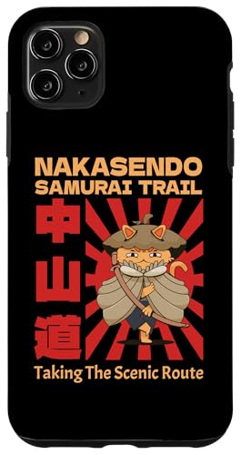 Nakasendo Samurai Trail Japan Kawaii Neko Edo Zeitwanderer Hülle für iPhone 11 Pro Max von Funny Japan Gifts