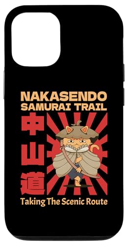 Nakasendo Samurai Trail Japan Kawaii Neko Edo Zeitwanderer Hülle für iPhone 12/12 Pro Nakasendo Samurai Trail Japan Kawaii Neko Edo Zeitwanderer Hülle für iPhone 12/12 Pro von Funny Japan Gifts