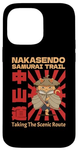 Nakasendo Samurai Trail Japan Kawaii Neko Edo Zeitwanderer Hülle für iPhone 14 Pro Max Nakasendo Samurai Trail Japan Kawaii Neko Edo Zeitwanderer Hülle für iPhone 14 Pro Max von Funny Japan Gifts