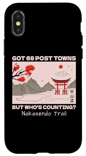 Nakasendo Trail Post Towns — Reisen nach Japan Hülle für iPhone X/XS von Funny Japan Gifts