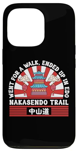 Wanderung auf dem Nakasendo Trail zur Edo Japan Travel Pagode Hülle für iPhone 13 Pro Wanderung auf dem Nakasendo Trail zur Edo Japan Travel Pagode Hülle für iPhone 13 Pro von Funny Japan Gifts