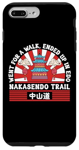 Wanderung auf dem Nakasendo Trail zur Edo Japan Travel Pagode Hülle für iPhone 7 Plus/8 Plus von Funny Japan Gifts