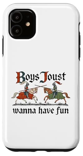 Boys Joust Wanna Have Fun. Mittelalterlicher Kampf. Hülle für iPhone 11 Boys Joust Wanna Have Fun. Mittelalterlicher Kampf. Hülle für iPhone 11 von Funny Jokes And Cute Pun Designs