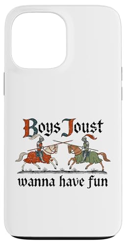 Boys Joust Wanna Have Fun. Mittelalterlicher Kampf. Hülle für iPhone 13 Pro Max Boys Joust Wanna Have Fun. Mittelalterlicher Kampf. Hülle für iPhone 13 Pro Max von Funny Jokes And Cute Pun Designs