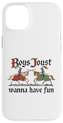 Boys Joust Wanna Have Fun. Mittelalterlicher Kampf. Hülle für iPhone 14 Plus Boys Joust Wanna Have Fun. Mittelalterlicher Kampf. Hülle für iPhone 14 Plus von Funny Jokes And Cute Pun Designs