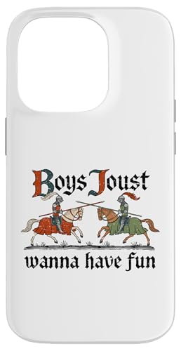 Boys Joust Wanna Have Fun. Mittelalterlicher Kampf. Hülle für iPhone 14 Pro Boys Joust Wanna Have Fun. Mittelalterlicher Kampf. Hülle für iPhone 14 Pro von Funny Jokes And Cute Pun Designs