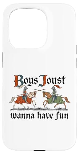 Boys Joust Wanna Have Fun. Mittelalterlicher Kampf. Hülle für iPhone 15 Pro Boys Joust Wanna Have Fun. Mittelalterlicher Kampf. Hülle für iPhone 15 Pro von Funny Jokes And Cute Pun Designs