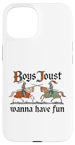 Boys Joust Wanna Have Fun. Mittelalterlicher Kampf. Hülle für iPhone 15 Boys Joust Wanna Have Fun. Mittelalterlicher Kampf. Hülle für iPhone 15 von Funny Jokes And Cute Pun Designs