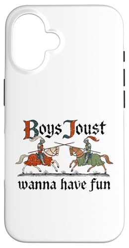 Boys Joust Wanna Have Fun. Mittelalterlicher Kampf. Hülle für iPhone 16 Boys Joust Wanna Have Fun. Mittelalterlicher Kampf. Hülle für iPhone 16 von Funny Jokes And Cute Pun Designs