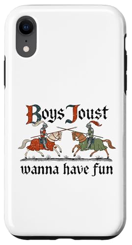Boys Joust Wanna Have Fun. Mittelalterlicher Kampf. Hülle für iPhone XR Boys Joust Wanna Have Fun. Mittelalterlicher Kampf. Hülle für iPhone XR von Funny Jokes And Cute Pun Designs