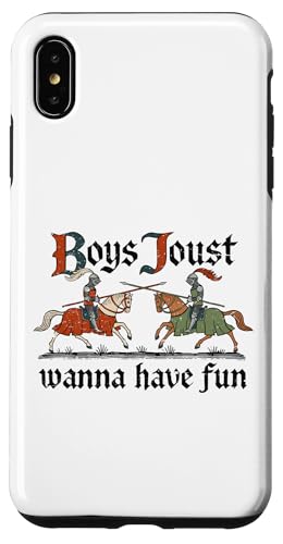 Boys Joust Wanna Have Fun. Mittelalterlicher Kampf. Hülle für iPhone XS Max Boys Joust Wanna Have Fun. Mittelalterlicher Kampf. Hülle für iPhone XS Max von Funny Jokes And Cute Pun Designs