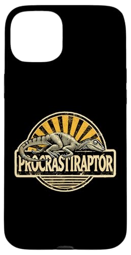 Procrastiraptor Procrastination Dinosaurier Hülle für iPhone 15 Plus Procrastiraptor Procrastination Dinosaurier Hülle für iPhone 15 Plus von Funny Jokes And Cute Pun Designs