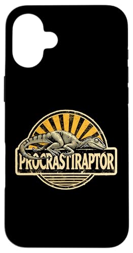 Procrastiraptor Procrastination Dinosaurier Hülle für iPhone 16 Plus Procrastiraptor Procrastination Dinosaurier Hülle für iPhone 16 Plus von Funny Jokes And Cute Pun Designs