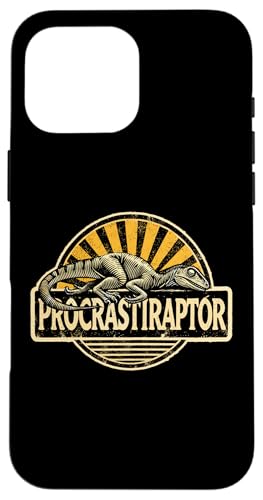 Procrastiraptor Procrastination Dinosaurier Hülle für iPhone 16 Pro Max Procrastiraptor Procrastination Dinosaurier Hülle für iPhone 16 Pro Max von Funny Jokes And Cute Pun Designs