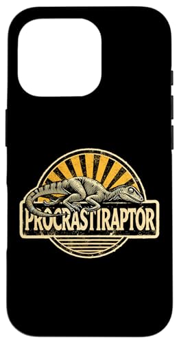Procrastiraptor Procrastination Dinosaurier Hülle für iPhone 16 Pro Procrastiraptor Procrastination Dinosaurier Hülle für iPhone 16 Pro von Funny Jokes And Cute Pun Designs